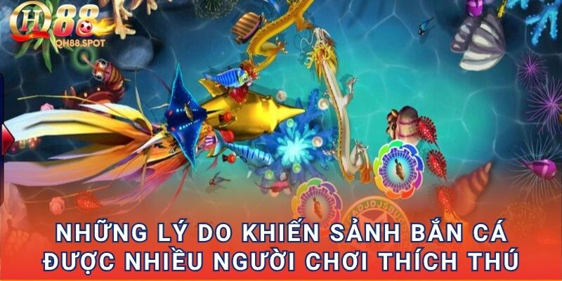 Những lý do khiến sảnh bắn cá được nhiều người chơi thích thú 