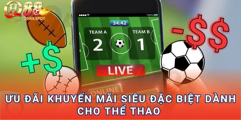 Ưu đãi khuyến mãi siêu đặc biệt dành cho thể thao